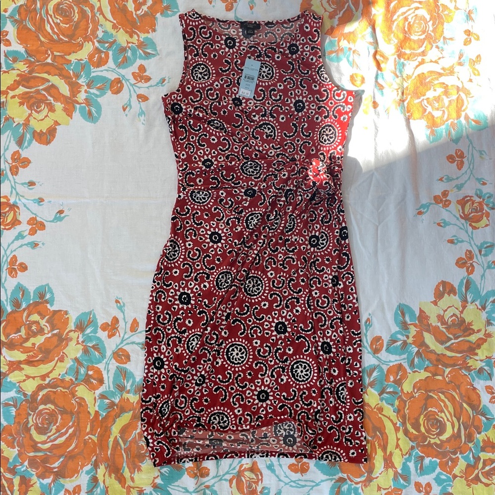 Burnt Orange Ann Taylor Dress